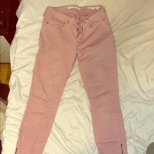 PacSun pink ankle skinniest jeans